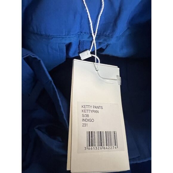 Anthropologie Antik Batik Ketty Belted Trousers Size Small Blue - Picture 10 of 12